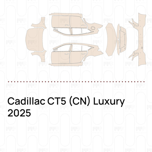 Voorgesneden PPF Cadillac CT5 (CN) Luxury 2025