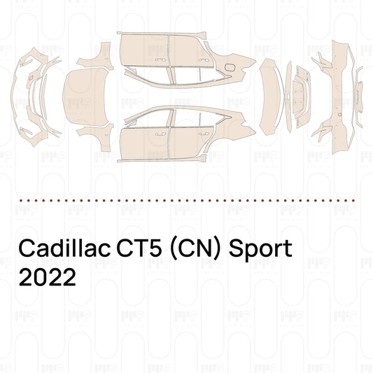 Voorgesneden PPF Cadillac CT5 (CN) Sport 2022