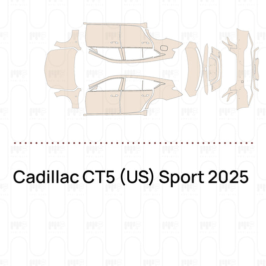 Voorgesneden PPF Cadillac CT5 (US) Sport 2025