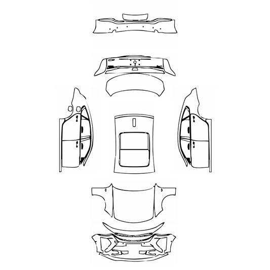Pre-Cut PPF Cadillac CT6 2024 - PPF-Kits