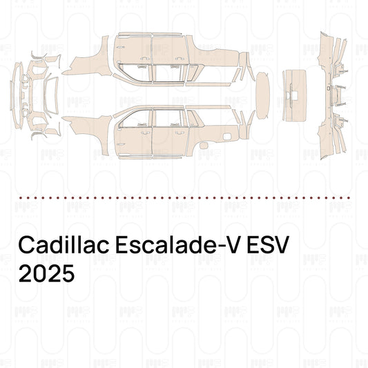 Voorgesneden PPF Cadillac Escalade-V ESV 2025