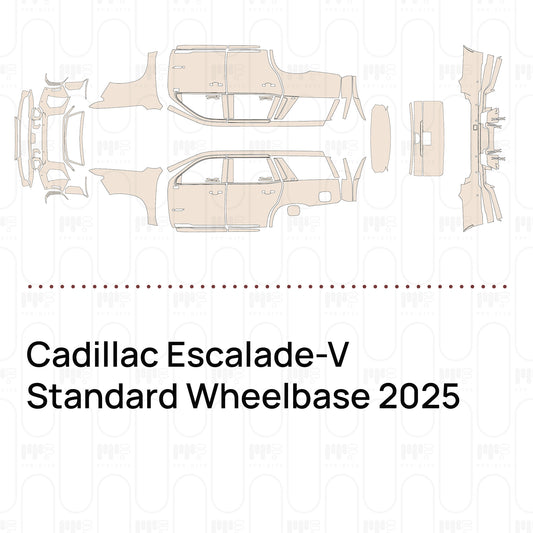 Voorgesneden PPF Cadillac Escalade-V Standard Wheelbase 2025