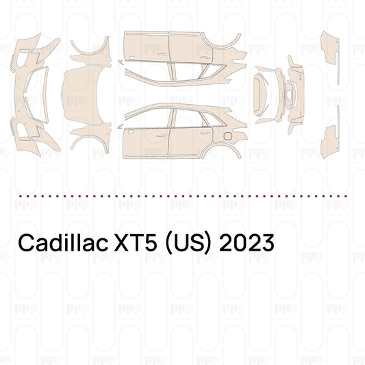 Voorgesneden PPF Cadillac XT5 (US) 2023