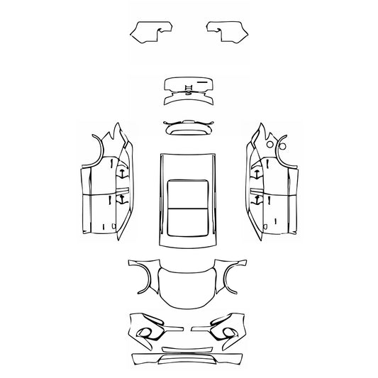 Pre-Cut PPF Chevrolet Blazer RS 2023 - PPF-Kits