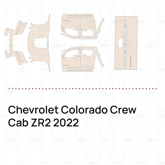 Voorgesneden PPF Chevrolet Colorado Crew Cab ZR2 2022