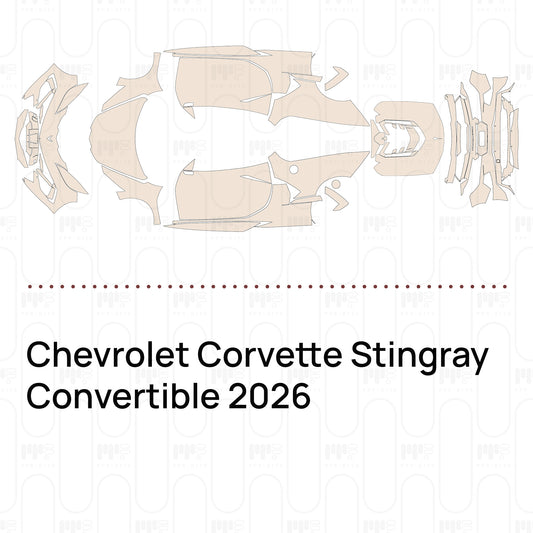 Voorgesneden PPF Chevrolet Corvette Stingray Convertible 2026