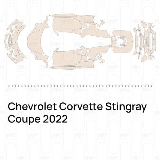 Voorgesneden PPF Chevrolet Corvette Stingray Coupe 2022
