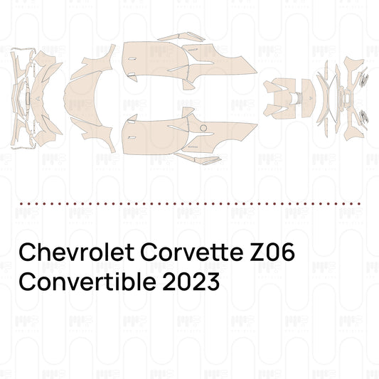 Voorgesneden PPF Chevrolet Corvette Z06 Convertible 2023
