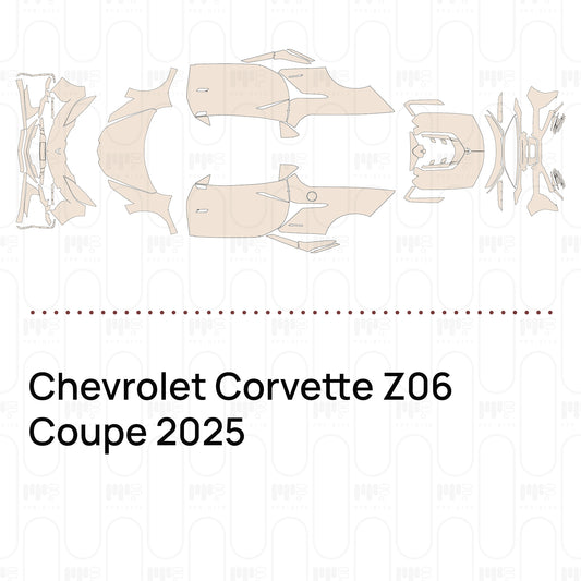 Voorgesneden PPF Chevrolet Corvette Z06 Coupe 2025