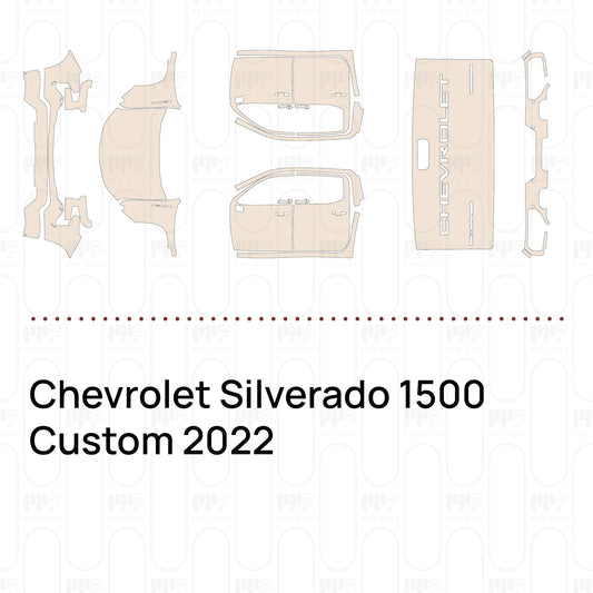 Voorgesneden PPF Chevrolet Silverado 1500 Custom 2022