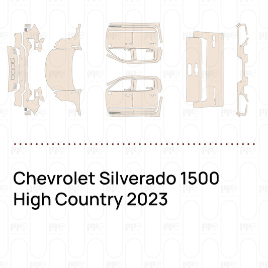 Voorgesneden PPF Chevrolet Silverado 1500 High Country 2023