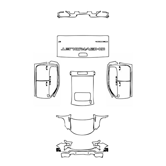 Pre-Cut PPF Chevrolet Silverado 1500 LT 2025 - PPF-Kits