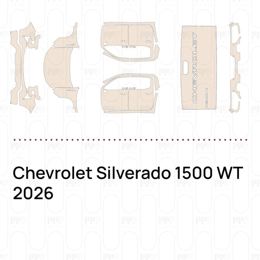 Voorgesneden PPF Chevrolet Silverado 1500 WT 2026