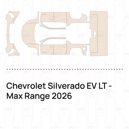Voorgesneden PPF Chevrolet Silverado EV LT - Max Range 2026