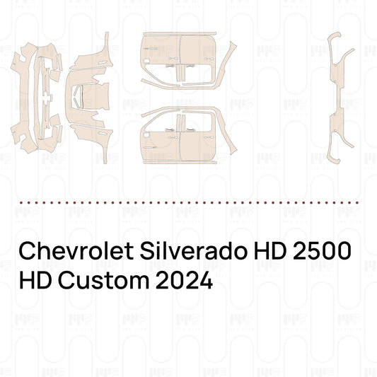 Voorgesneden PPF Chevrolet Silverado HD 2500 HD Custom 2024