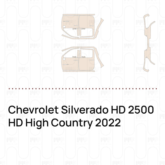 Voorgesneden PPF Chevrolet Silverado HD 2500 HD High Country 2022