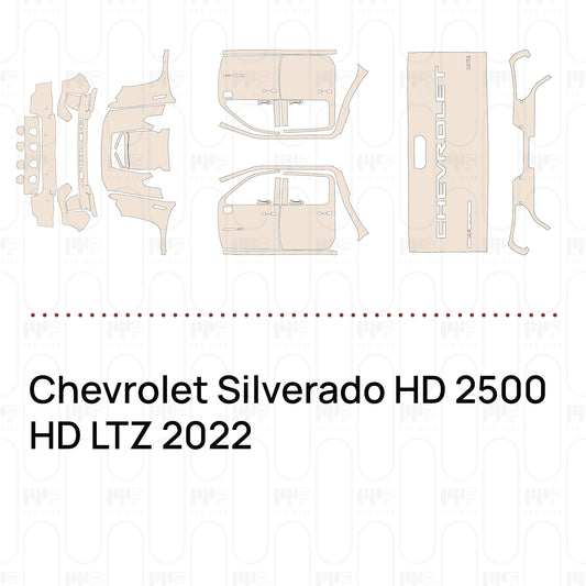 Voorgesneden PPF Chevrolet Silverado HD 2500 HD LTZ 2022