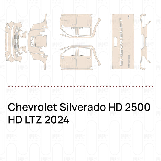 Voorgesneden PPF Chevrolet Silverado HD 2500 HD LTZ 2024