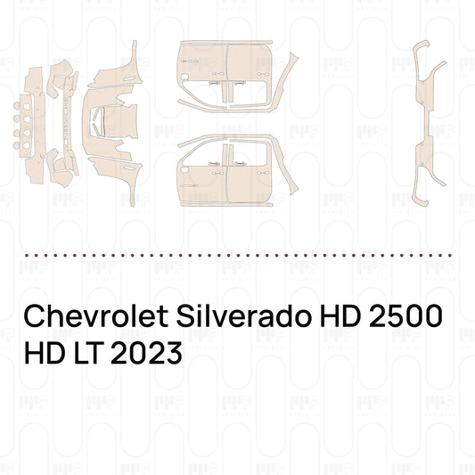 Voorgesneden PPF Chevrolet Silverado HD 2500 HD LT 2023