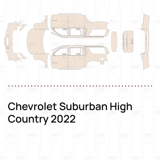 Voorgesneden PPF Chevrolet Suburban High Country 2022