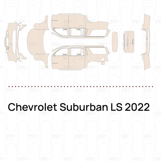 Voorgesneden PPF Chevrolet Suburban LS 2022