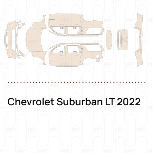 Voorgesneden PPF Chevrolet Suburban LT 2022