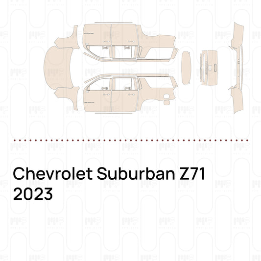 Voorgesneden PPF Chevrolet Suburban Z71 2023