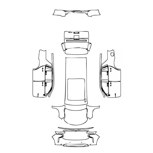 Pre-Cut PPF Chevrolet Tahoe RST 2023 - PPF-Kits