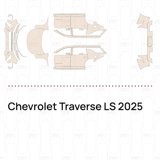 Voorgesneden PPF Chevrolet Traverse LS 2025