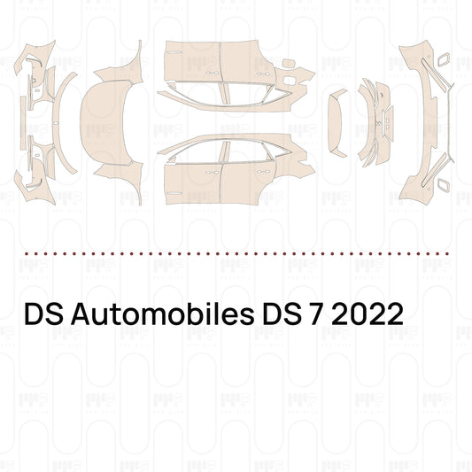 DS Automobiles DS 7 2022 – Voorgesneden PPF-lakbeschermingsfolie