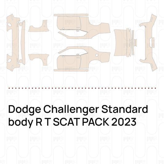 Voorgesneden PPF Dodge Challenger Standard body R T SCAT PACK 2023