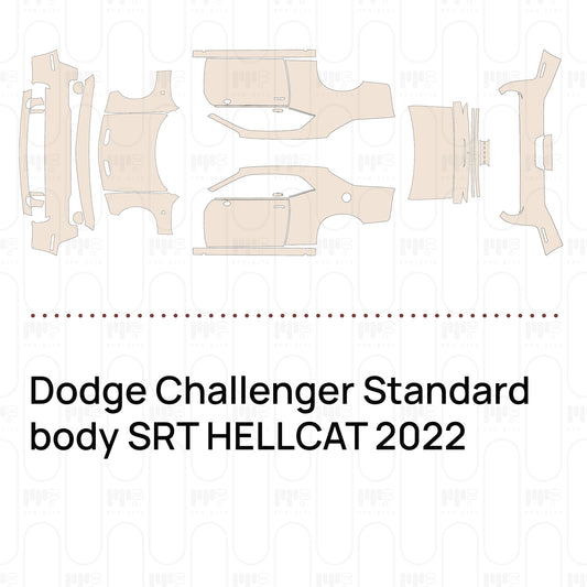 Voorgesneden PPF Dodge Challenger Standard body SRT HELLCAT 2022