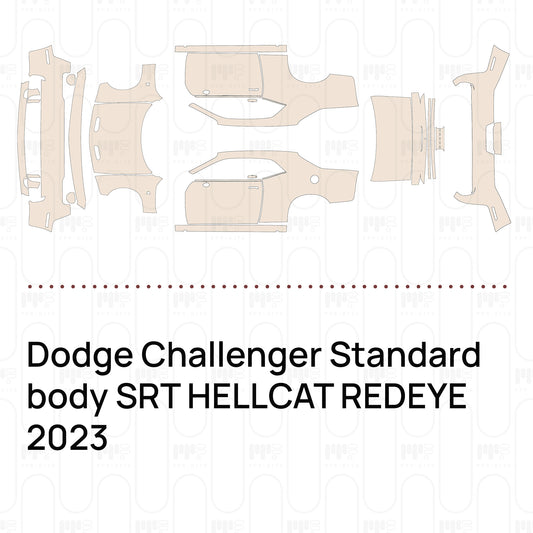 Voorgesneden PPF Dodge Challenger Standard body SRT HELLCAT REDEYE 2023