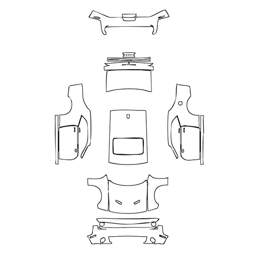 Pre-Cut PPF Dodge Challenger Standard body SXT 2021 - PPF-Kits