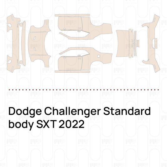 Voorgesneden PPF Dodge Challenger Standard body SXT 2022