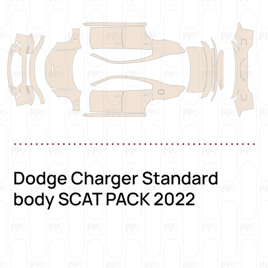 Voorgesneden PPF Dodge Charger Standard body SCAT PACK 2022