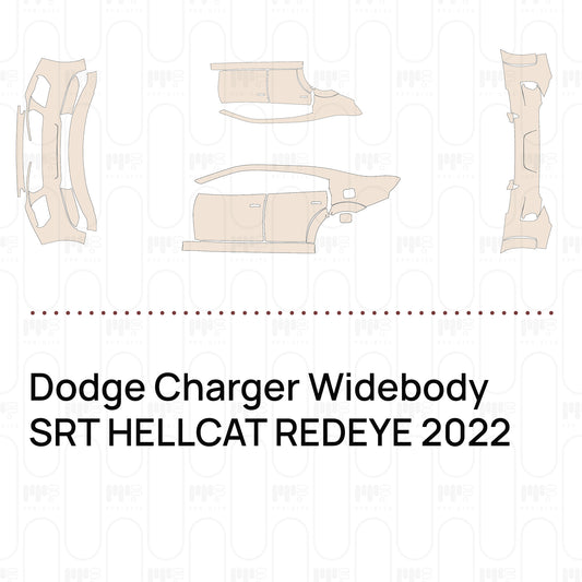Voorgesneden PPF Dodge Charger Widebody SRT HELLCAT REDEYE 2022