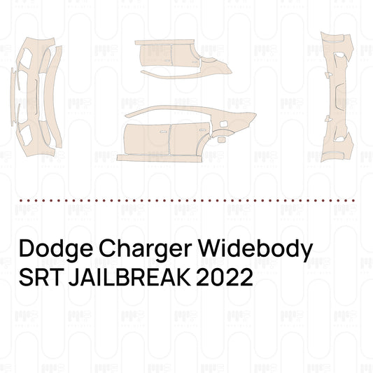 Voorgesneden PPF Dodge Charger Widebody SRT JAILBREAK 2022