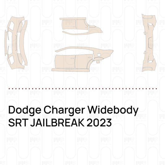 Voorgesneden PPF Dodge Charger Widebody SRT JAILBREAK 2023
