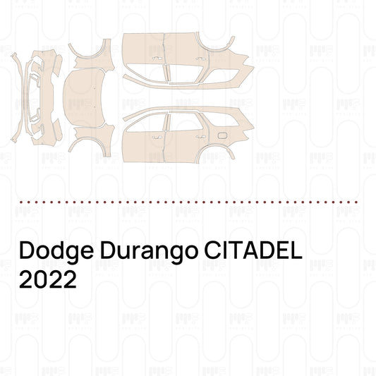 Voorgesneden PPF Dodge Durango CITADEL 2022