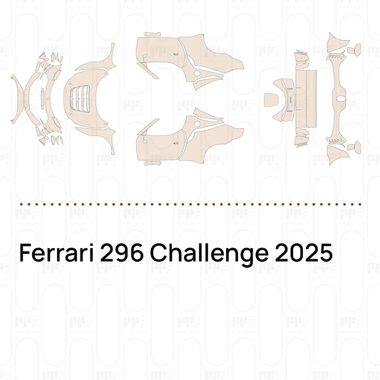 Voorgesneden PPF Ferrari 296 Challenge 2025