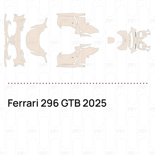 Voorgesneden PPF Ferrari 296 GTB 2025