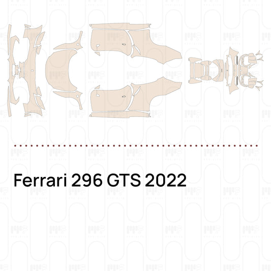 Voorgesneden PPF Ferrari 296 GTS 2022
