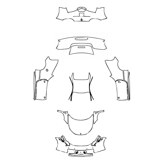 Pre-Cut PPF Ferrari 458 Italia 2013 - PPF-Kits