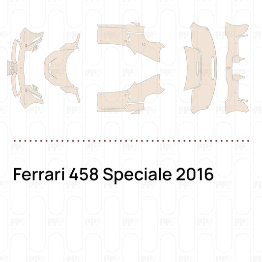 Voorgesneden PPF Ferrari 458 Speciale 2016