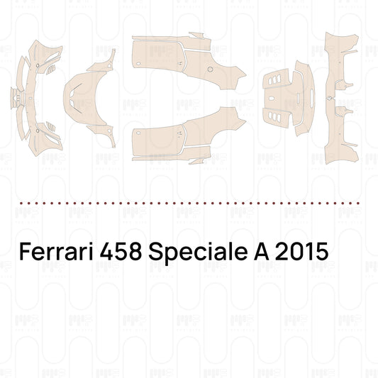 Voorgesneden PPF Ferrari 458 Speciale A 2015