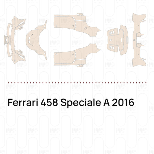 Voorgesneden PPF Ferrari 458 Speciale A 2016