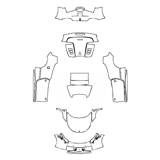 Pre-Cut PPF Ferrari 458 Spider 2015 - PPF-Kits