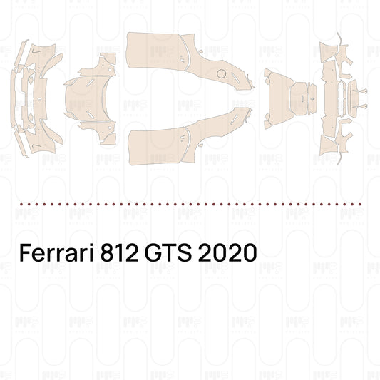 Voorgesneden PPF Ferrari 812 GTS 2020