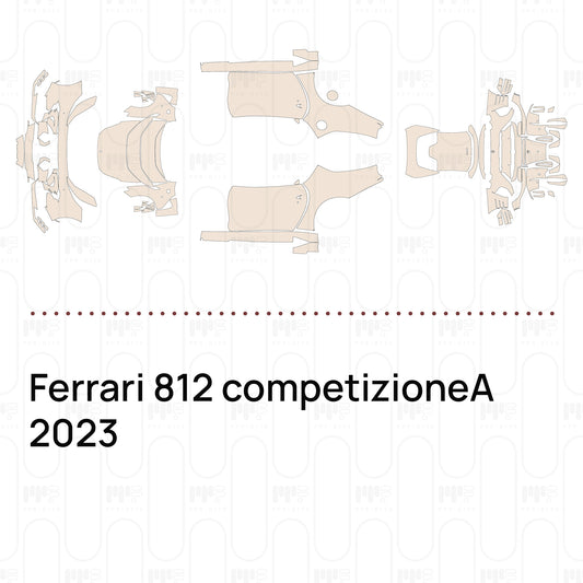 Voorgesneden PPF Ferrari 812 competizioneA 2023